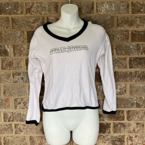 Vintage 2002 Harley Davidson Oxford, Al size medium too long sleeved - Picture 1 of 10